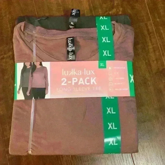 Lukka Lux Long. Sleeve Tee 2-pack - Picture 1 of 5